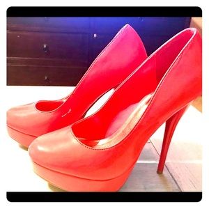 NEVER WORN‼️Charlotte Russe Hot Pink Pumps, Sz 9